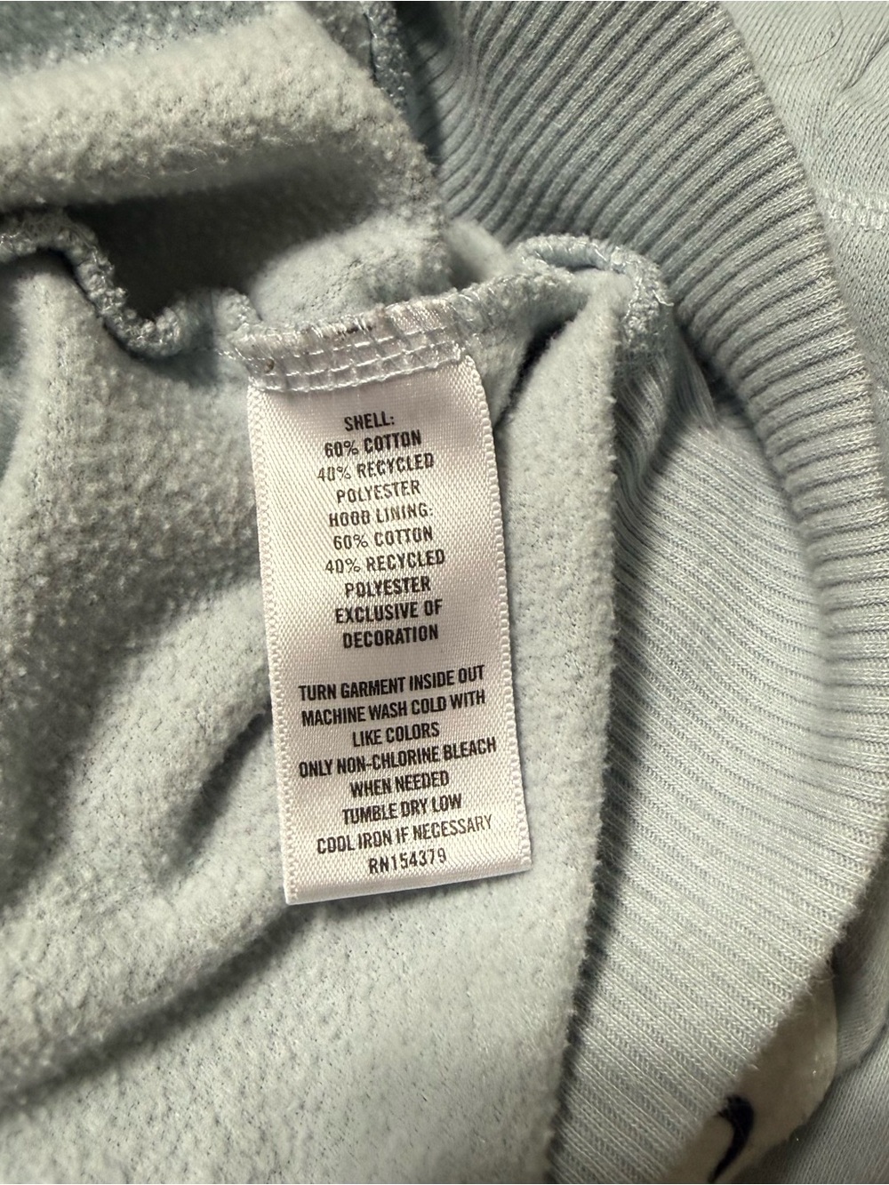 Women's Light Gray Full-Zip Hooded Jacket with Chest Patch Aero small - Picture 5 of 5